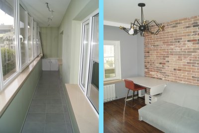 Designer three room flat renovation, 6