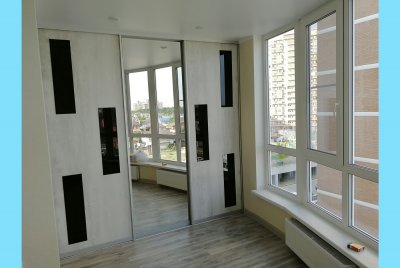 Two room flat with loggias, 2