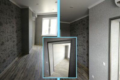 Two room flat with loggias, 13