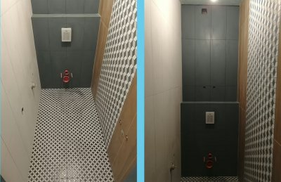 Bathroom and toilet renovation, 19